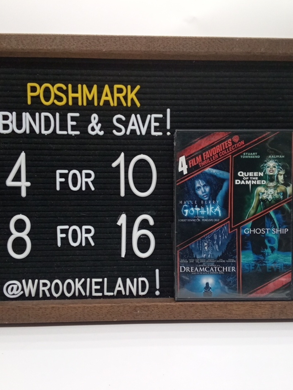 Gothika\Queen Of The Damned\Dreamcatcher\Ghost-Ship 4-Film DVD#E26